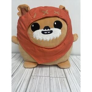 Star Wars Cuutopia Wicket the Ewok Plush Disney Mattel Stuffed Animal 14"EUC